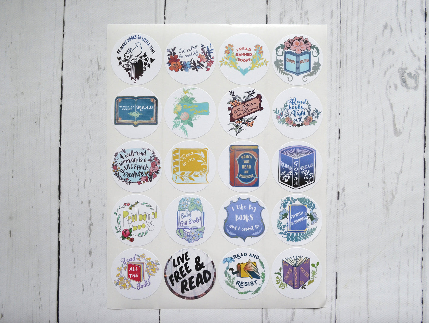 Banned Books Sticker Set