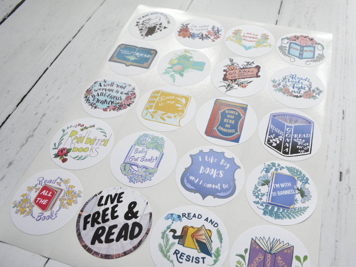 Banned Books Sticker Set