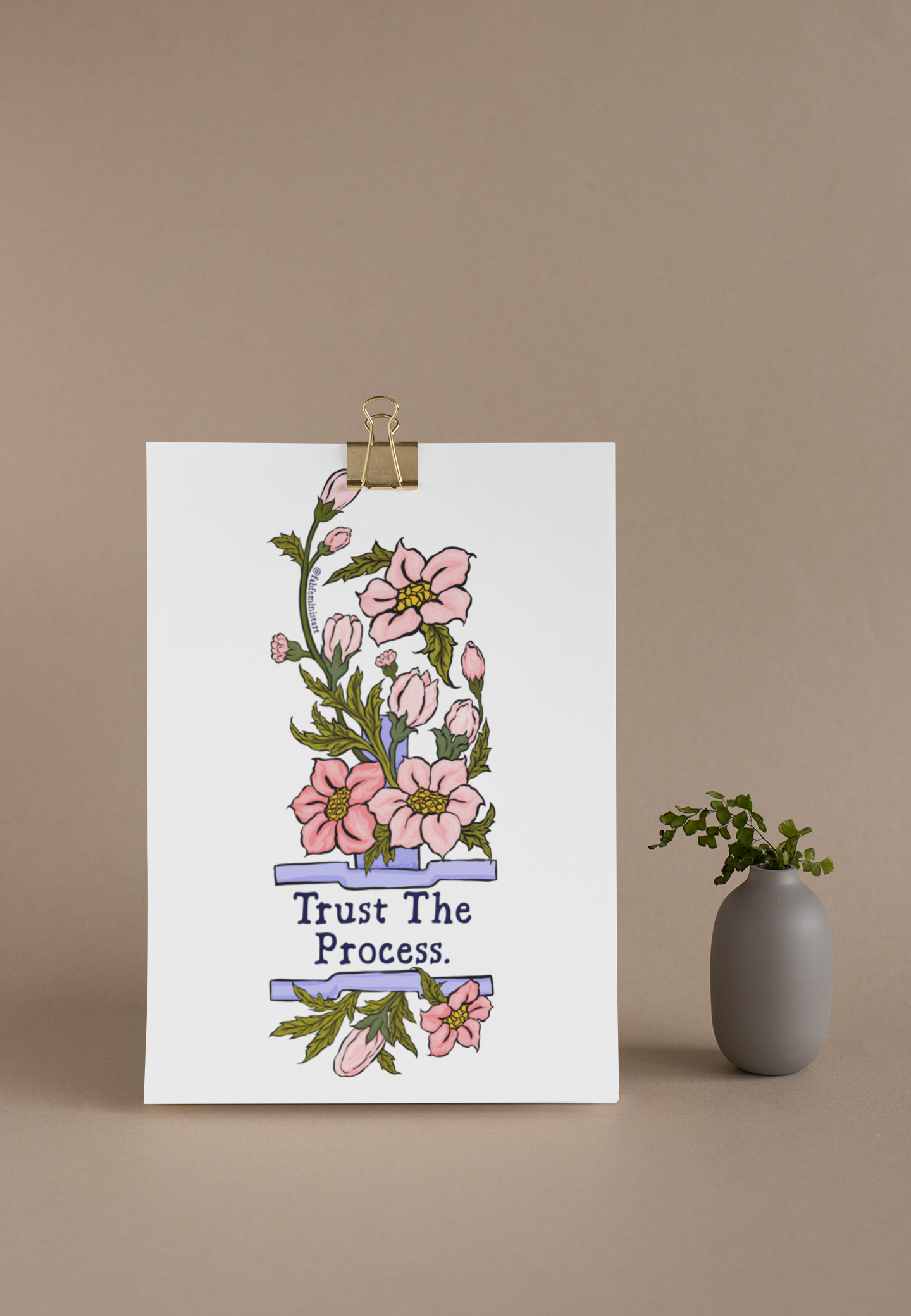 Trust The Process: Mental Health Print