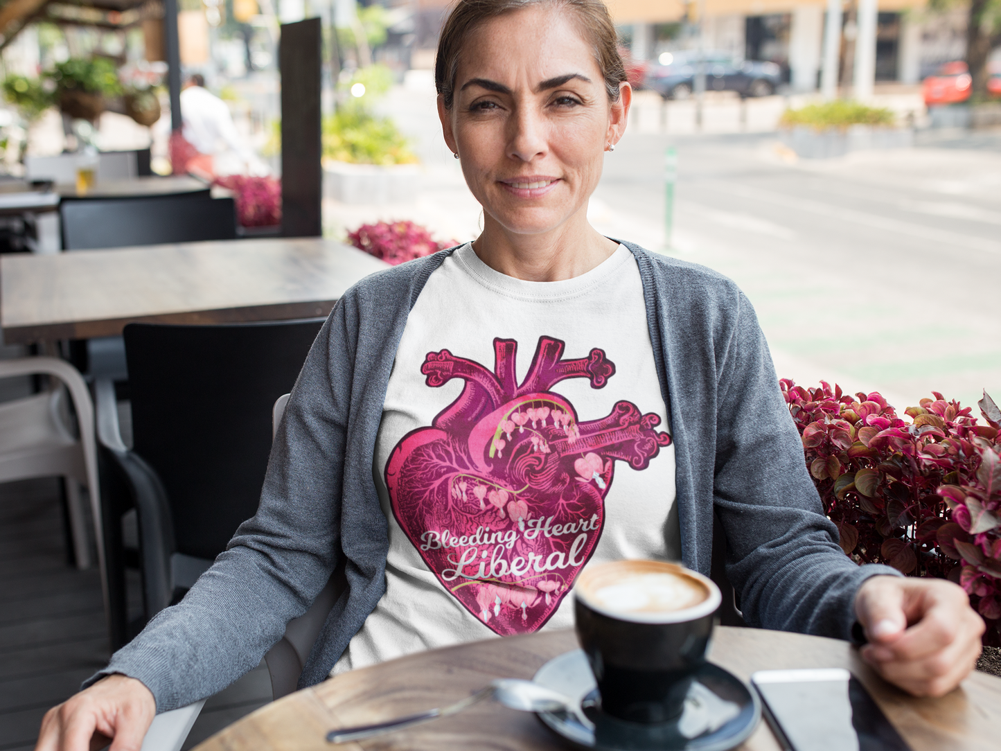Bleeding Heart Liberal: Feminist Shirt