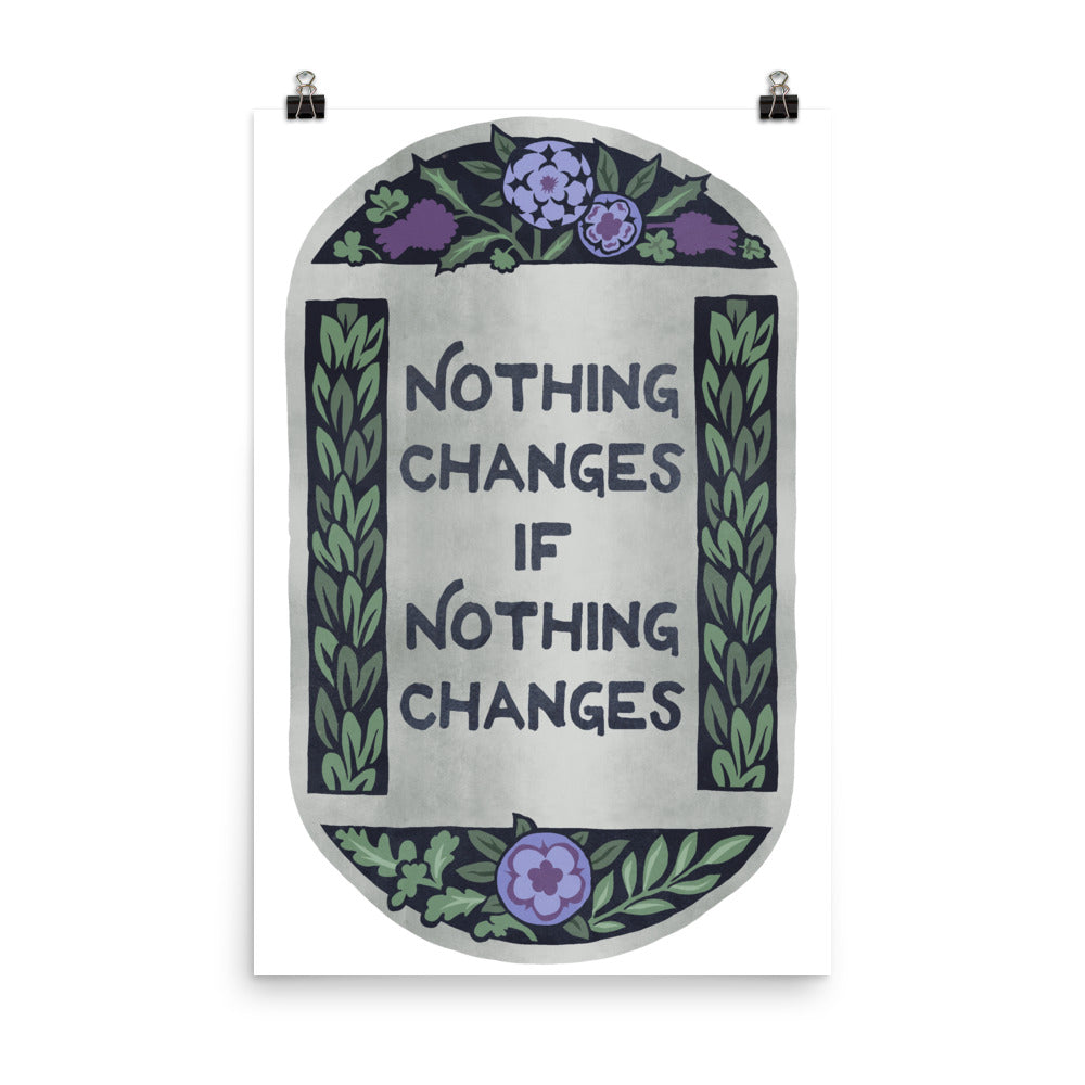 Nothing Changes If Nothing Changes: Feminist Print