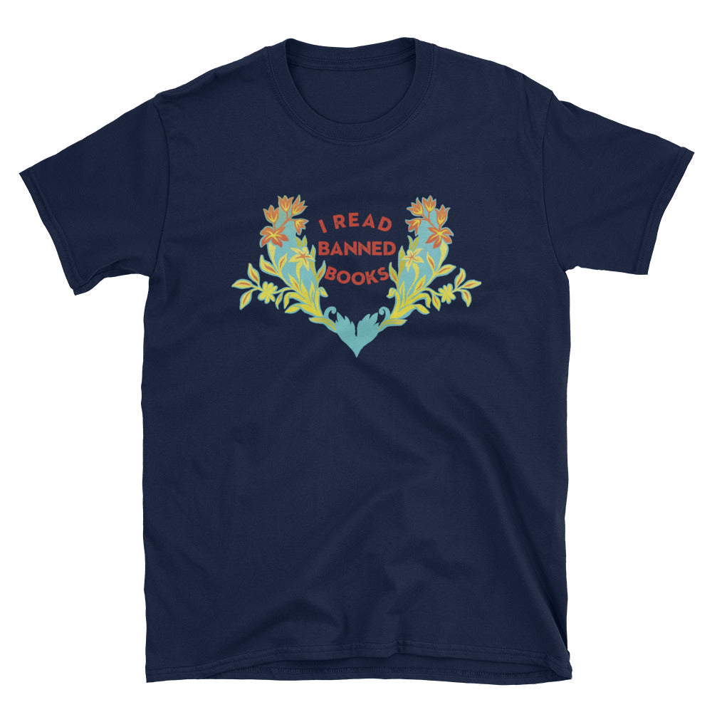 I Read Banned Books: Unisex Adult Shirt