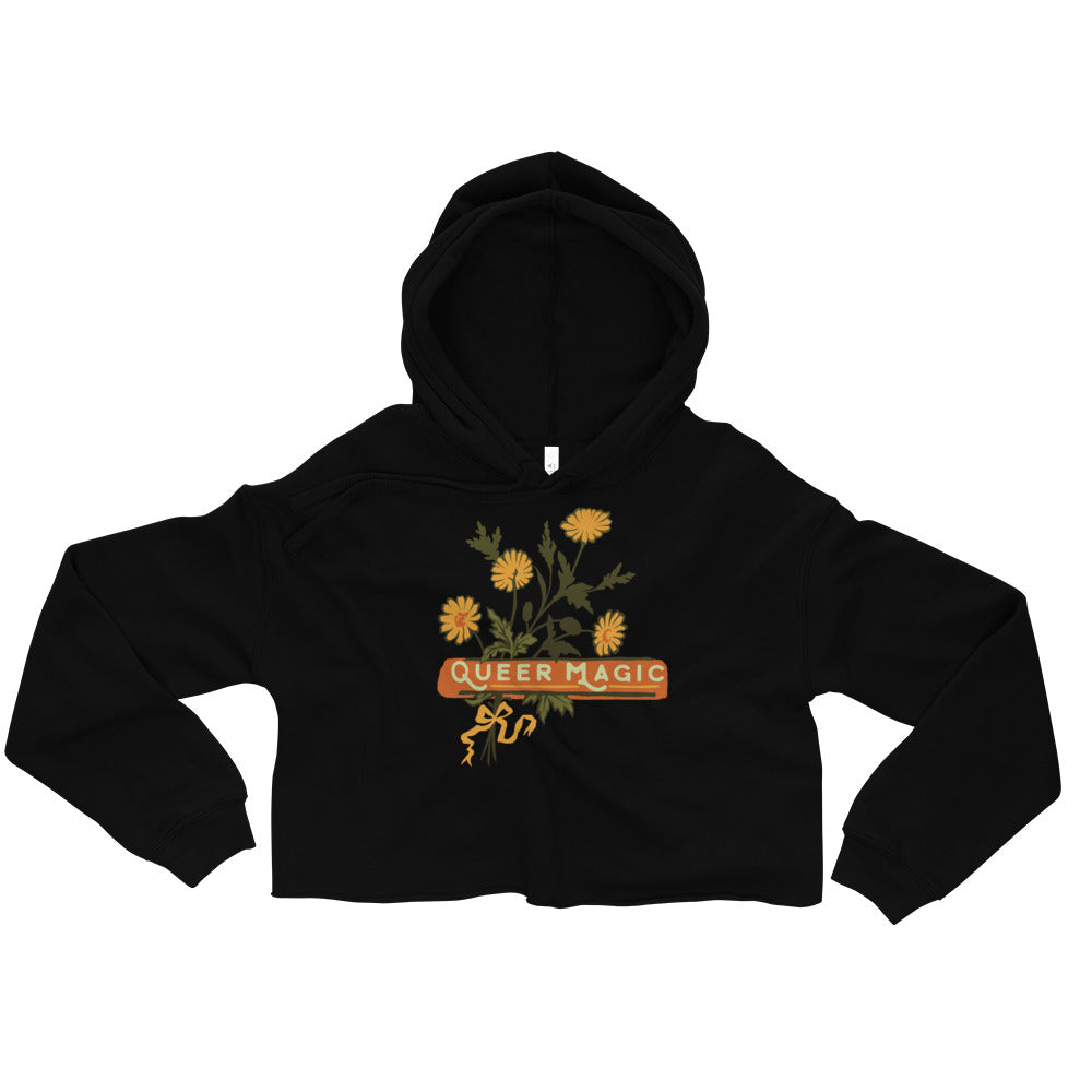 Queer Magic: Queer Pride Crop Hoodie
