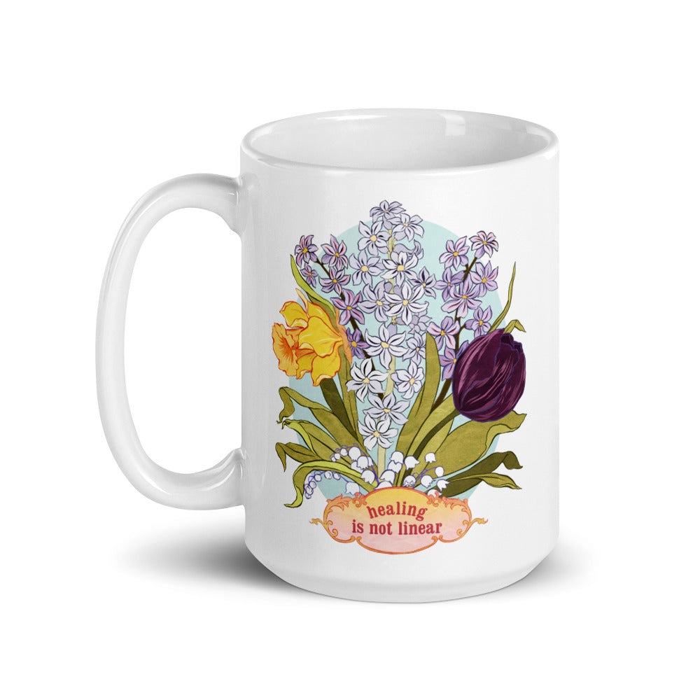 Healing Is Not Linear: Self Care Mug