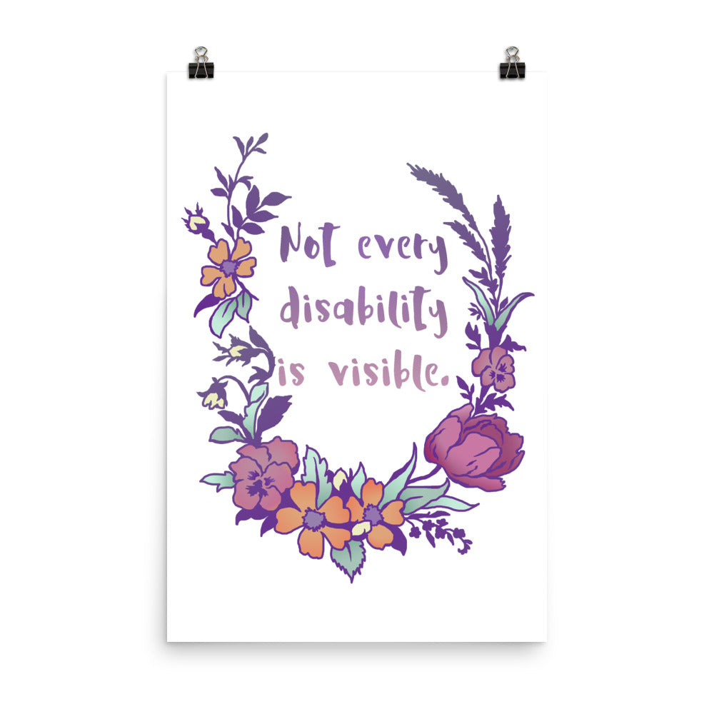 Not Every Disability Is Visible: Feminist Print