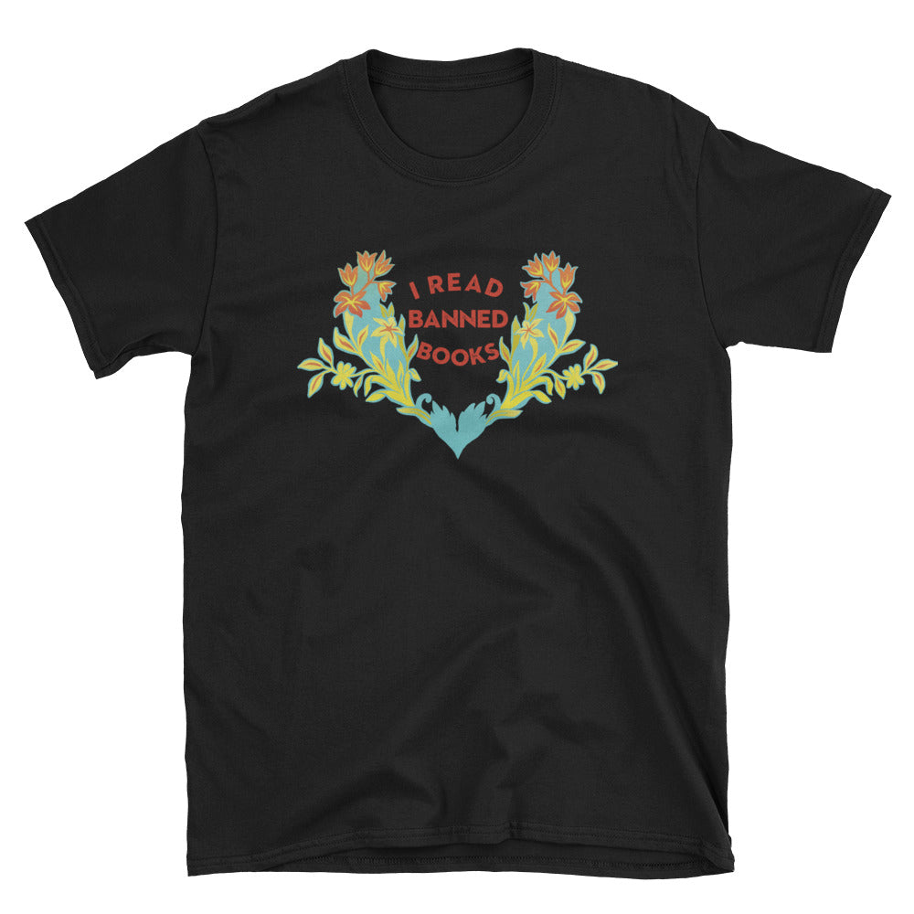 I Read Banned Books: Unisex Adult Shirt