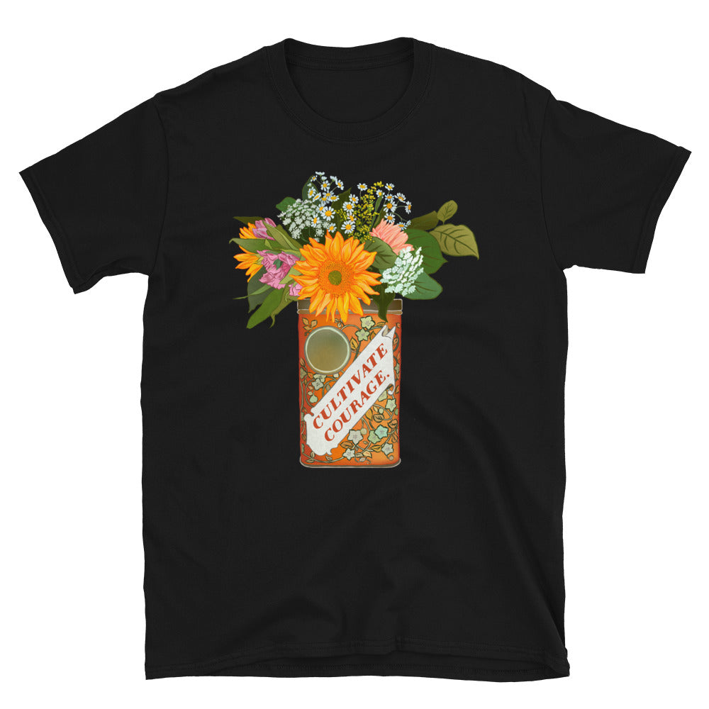 Cultivate Courage: Unisex Adult Feminist Shirt