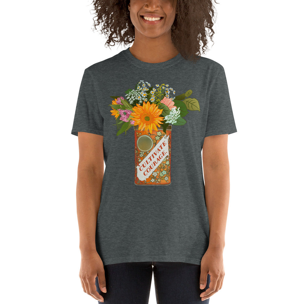 Cultivate Courage: Unisex Adult Feminist Shirt