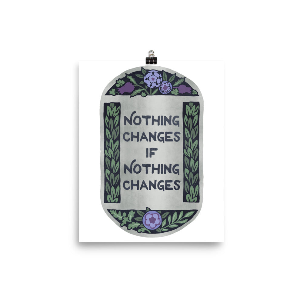 Nothing Changes If Nothing Changes: Feminist Print