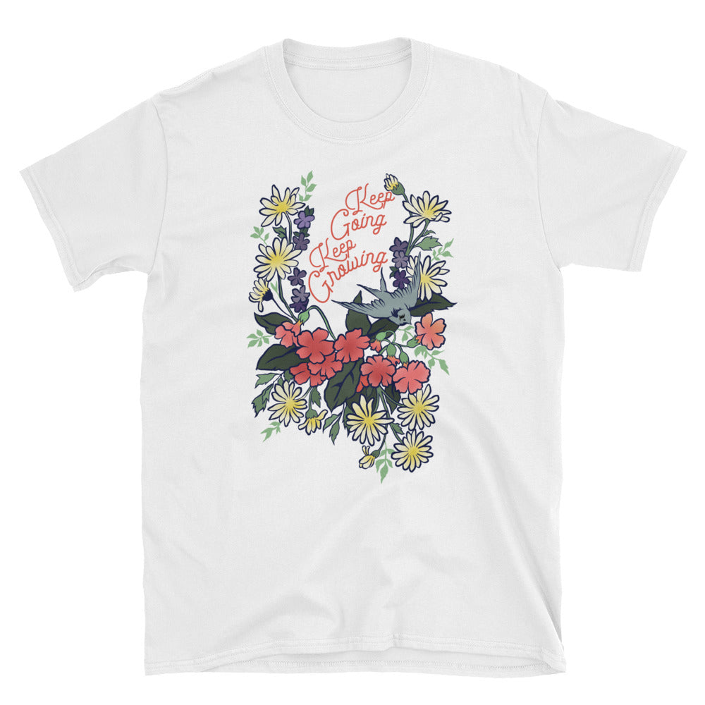 Keep Going Keep Growing: Unisex Adult Shirt