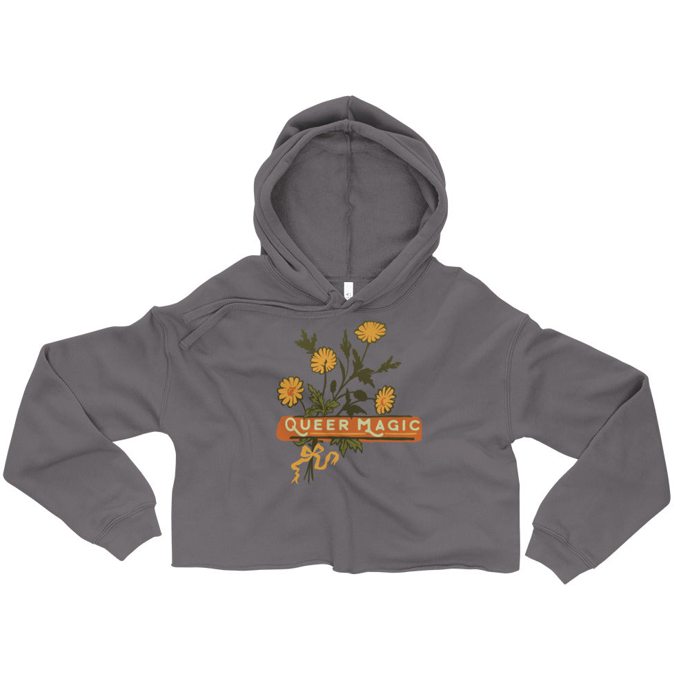 Queer Magic: Queer Pride Crop Hoodie