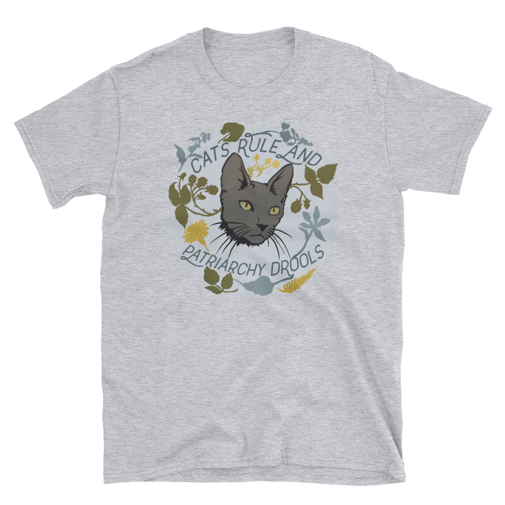 Cats Rule and Patriarchy Drools: Unisex Adult Shirt