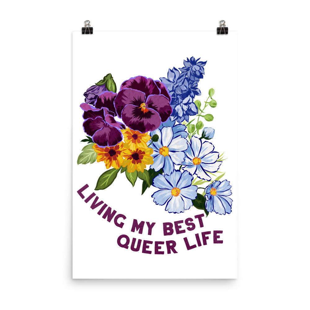 Living My Best Queer Life: Queer Pride Print