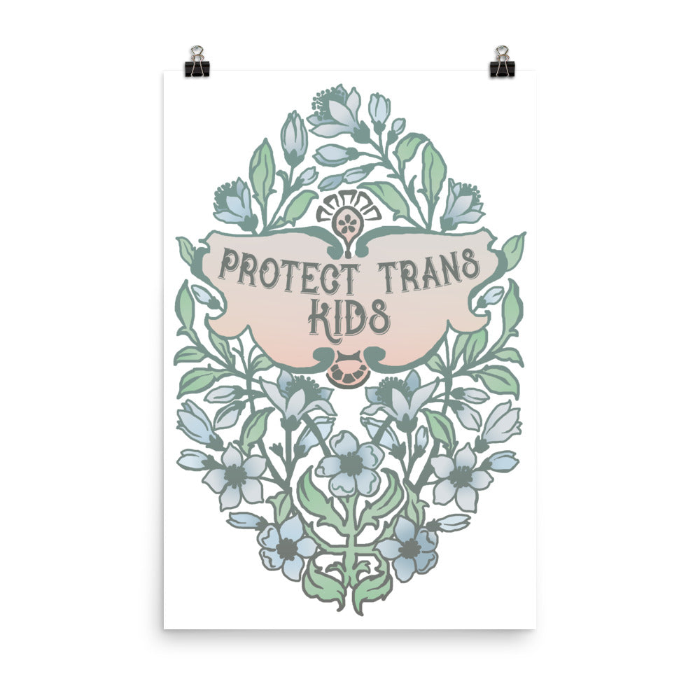 Protect Trans Kids: LGBTQ Print