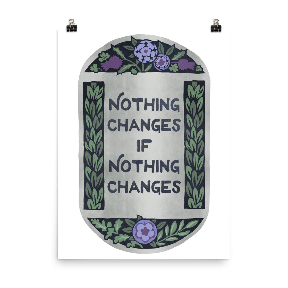 Nothing Changes If Nothing Changes: Feminist Print