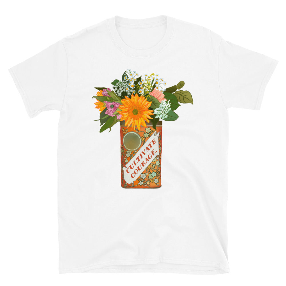 Cultivate Courage: Unisex Adult Feminist Shirt