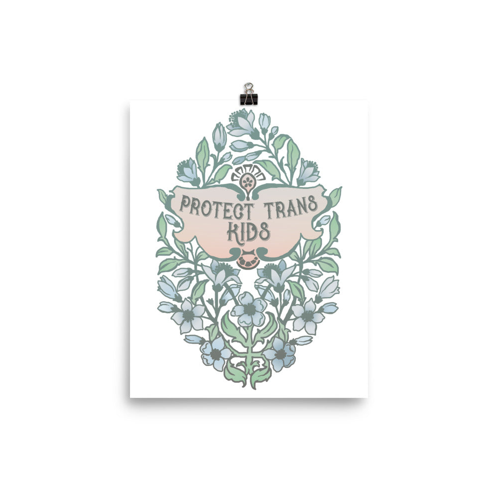 Protect Trans Kids: LGBTQ Print