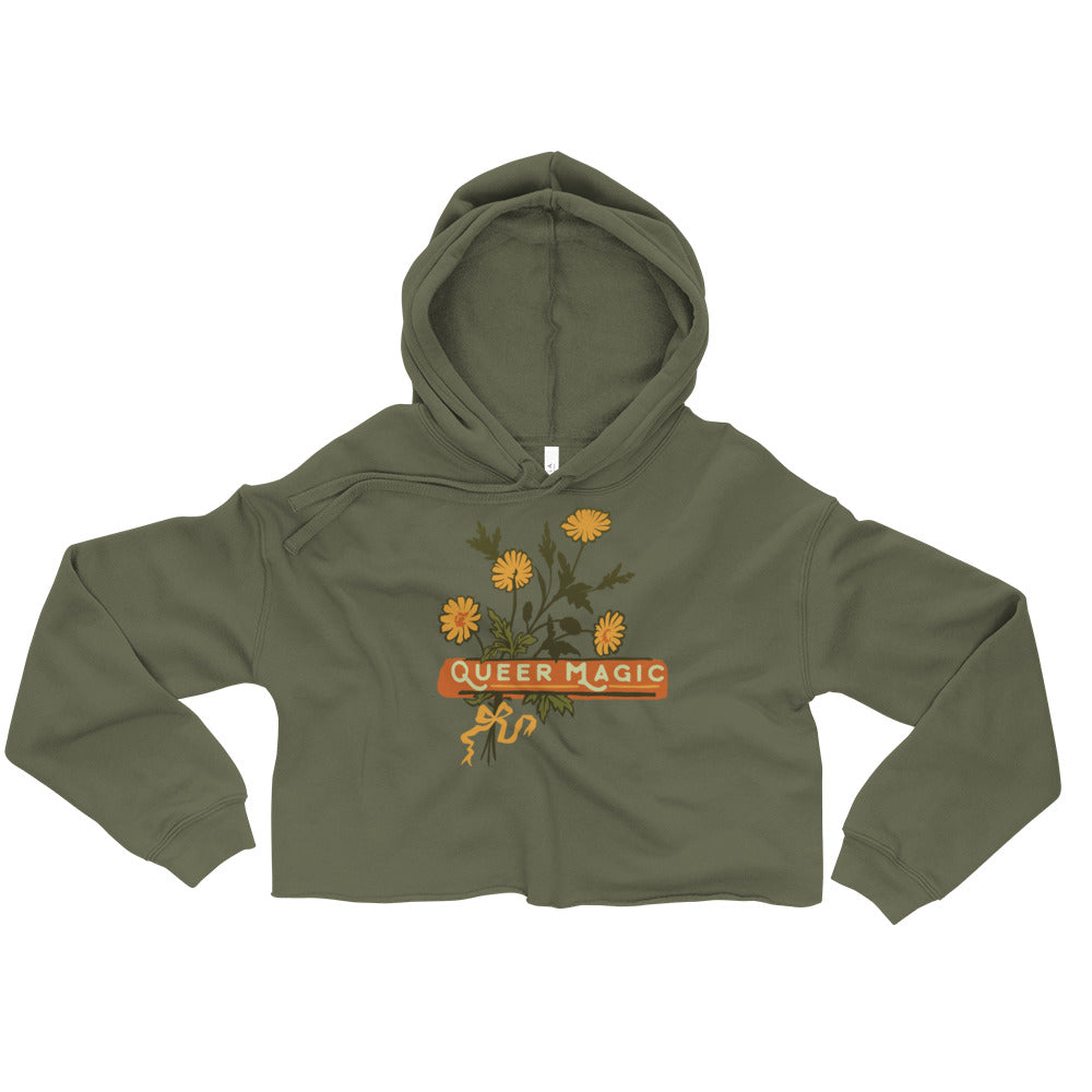 Queer Magic: Queer Pride Crop Hoodie