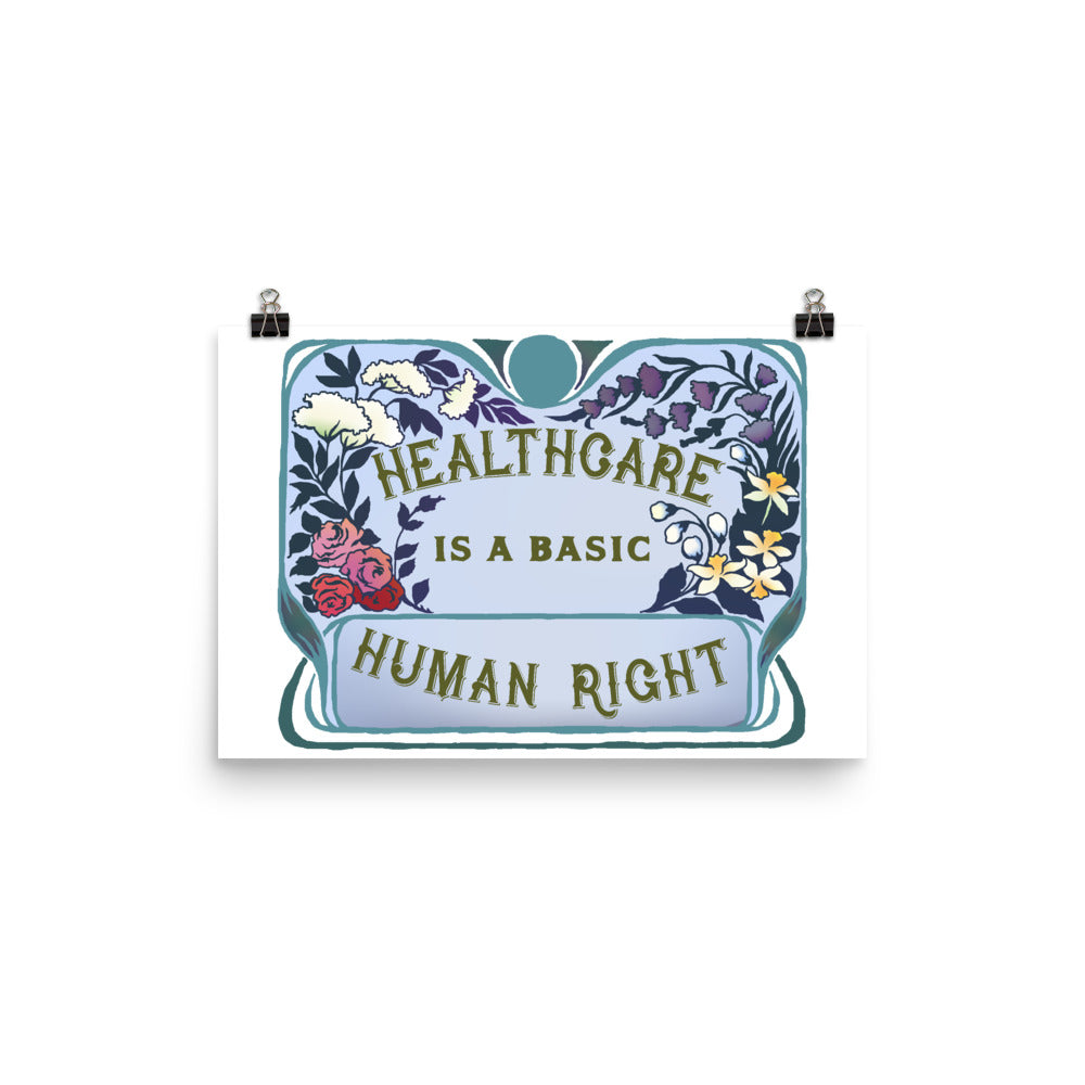 Healthcare Is A Basic Human Right: Feminist Print