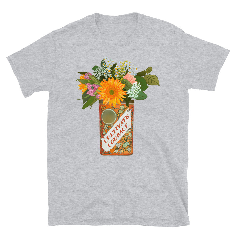 Cultivate Courage: Unisex Adult Feminist Shirt