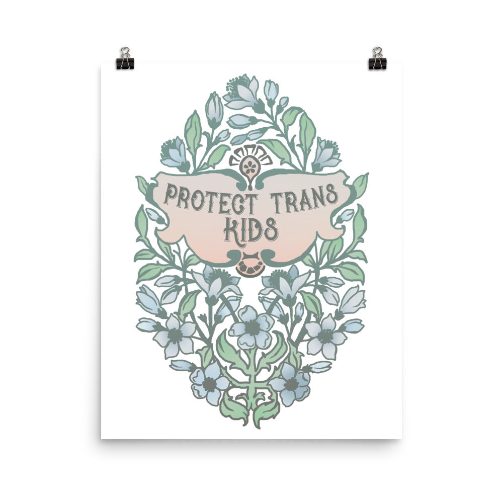 Protect Trans Kids: LGBTQ Print
