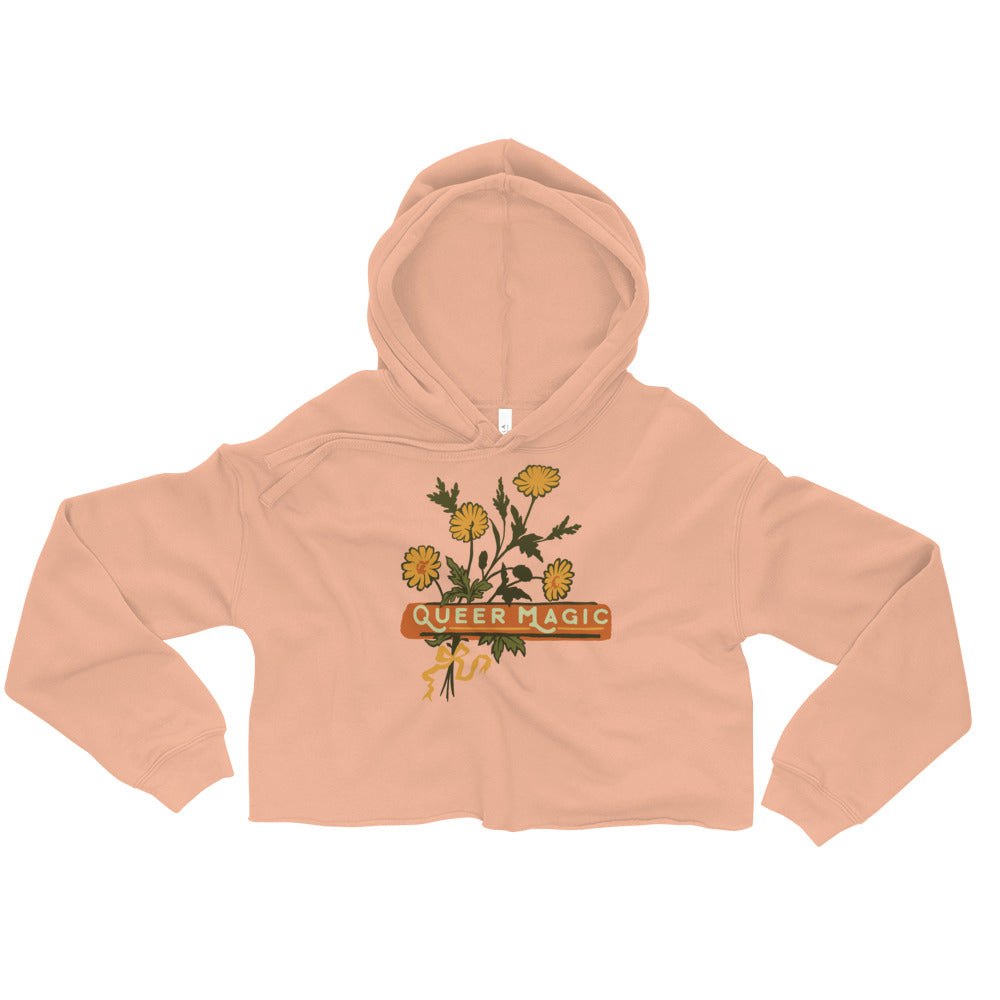 Queer Magic: Queer Pride Crop Hoodie