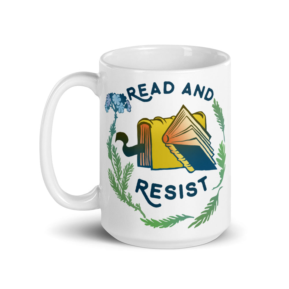 Read and Resist: Bibliophile Mug