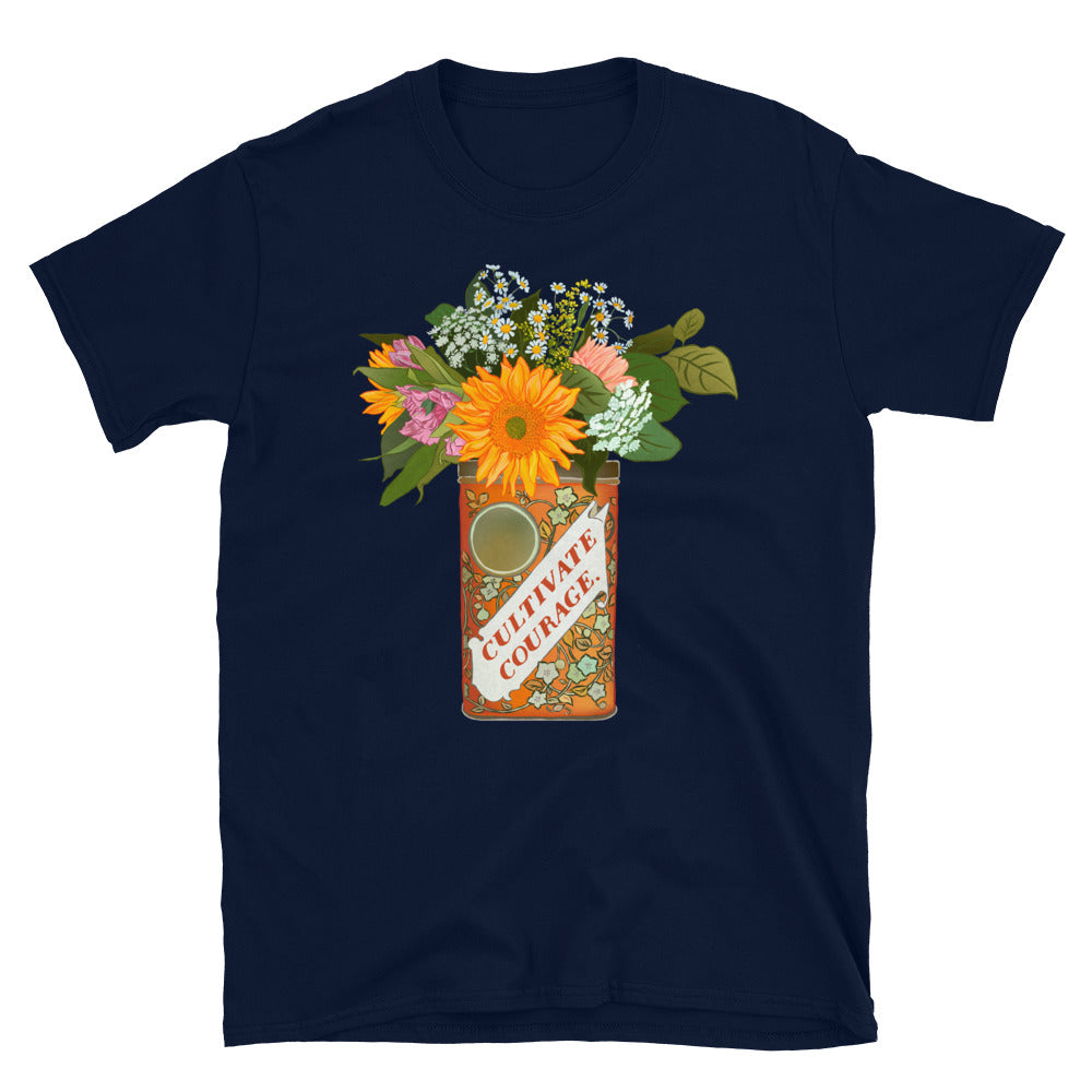 Cultivate Courage: Unisex Adult Feminist Shirt