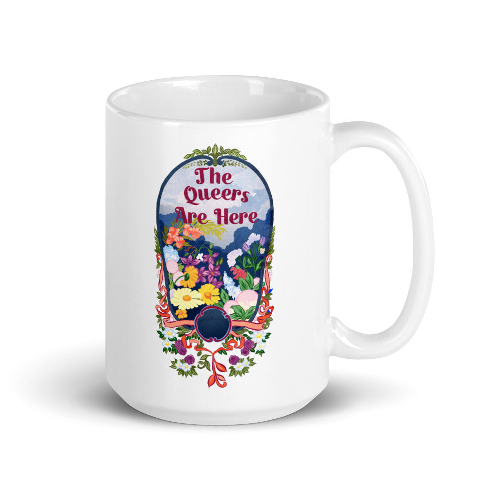 The Queers Are Here: Pride Mug