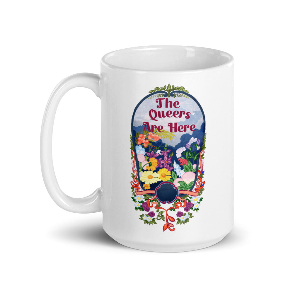 The Queers Are Here: Pride Mug