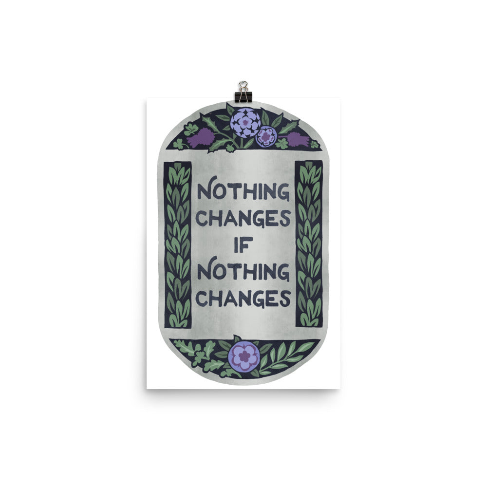 Nothing Changes If Nothing Changes: Feminist Print