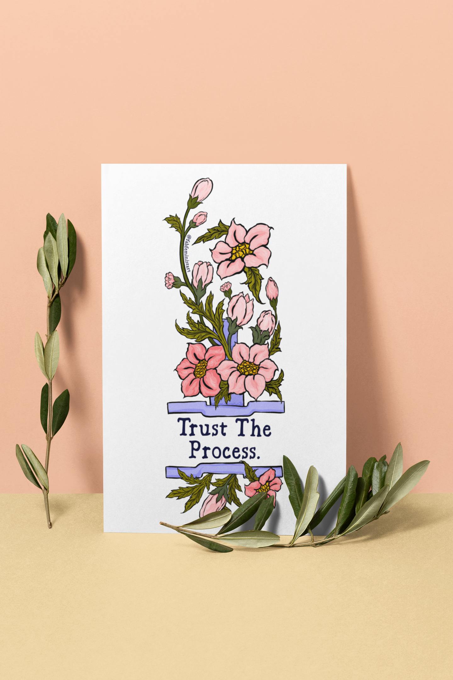 Trust The Process: Mental Health Print
