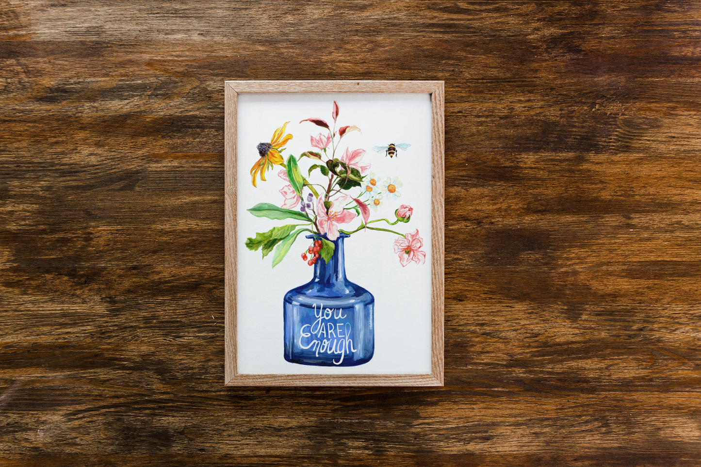 You Are Enough: Mental Health Print