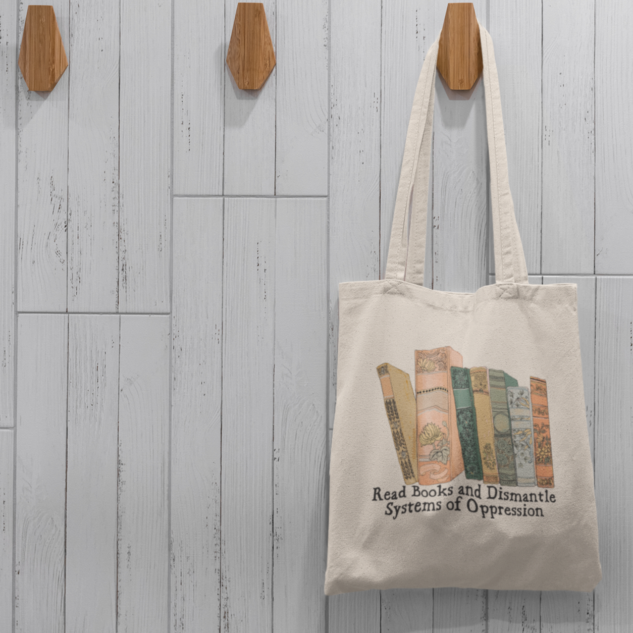 Read Books And Dismantle Systems Of Oppression: Small Tote Bag