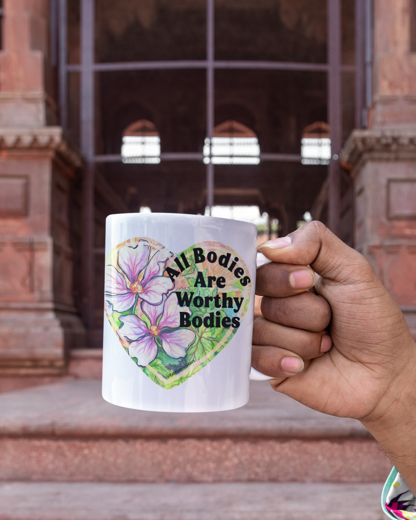 All Bodies Are Worthy Bodies: Feminist Mug