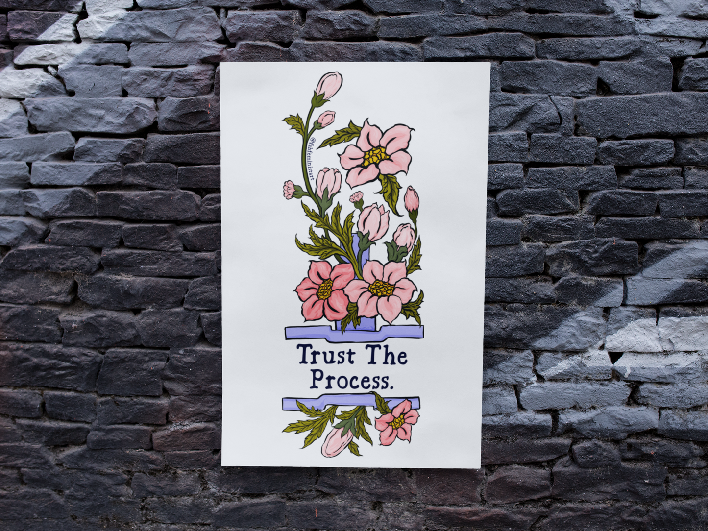 Trust The Process: Mental Health Print