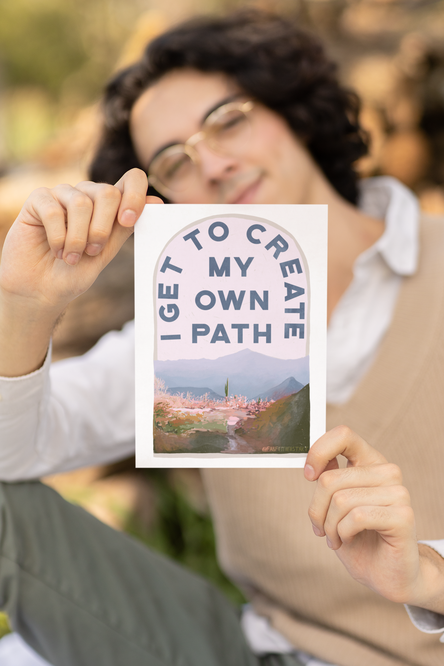 I Get To Create My Own Path: Self Care Print