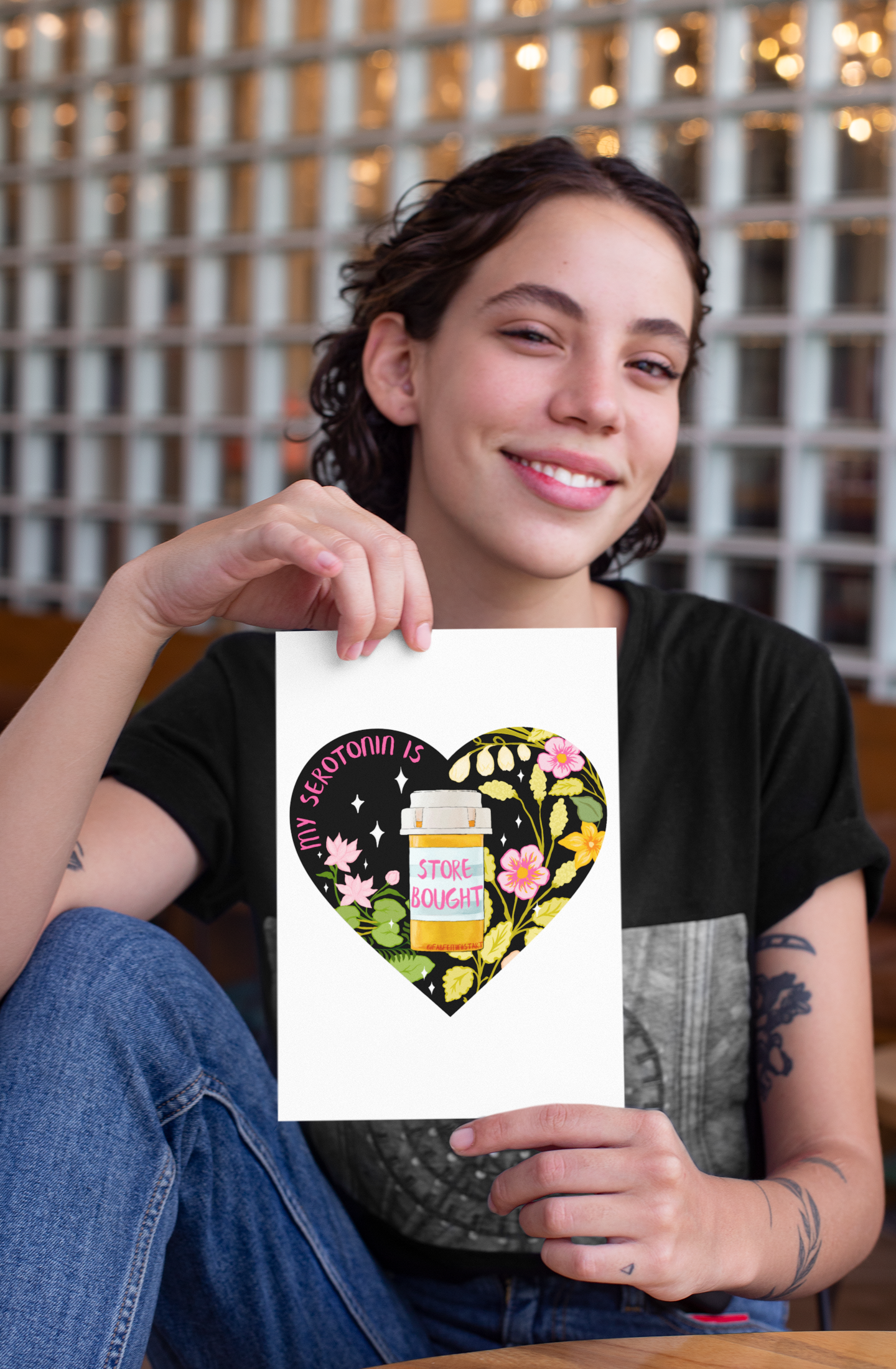 My Serotonin Is Store Bought: Mental Health Print
