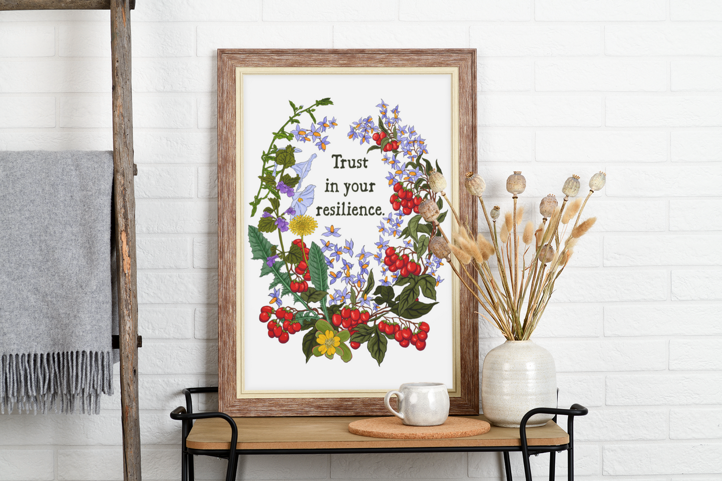 Trust In Your Resilience: Self Care Print