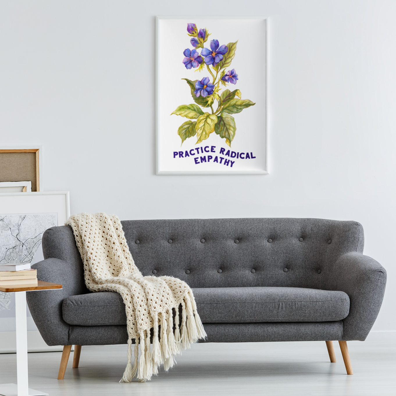 Practice Radical Empathy: Mental Health Print