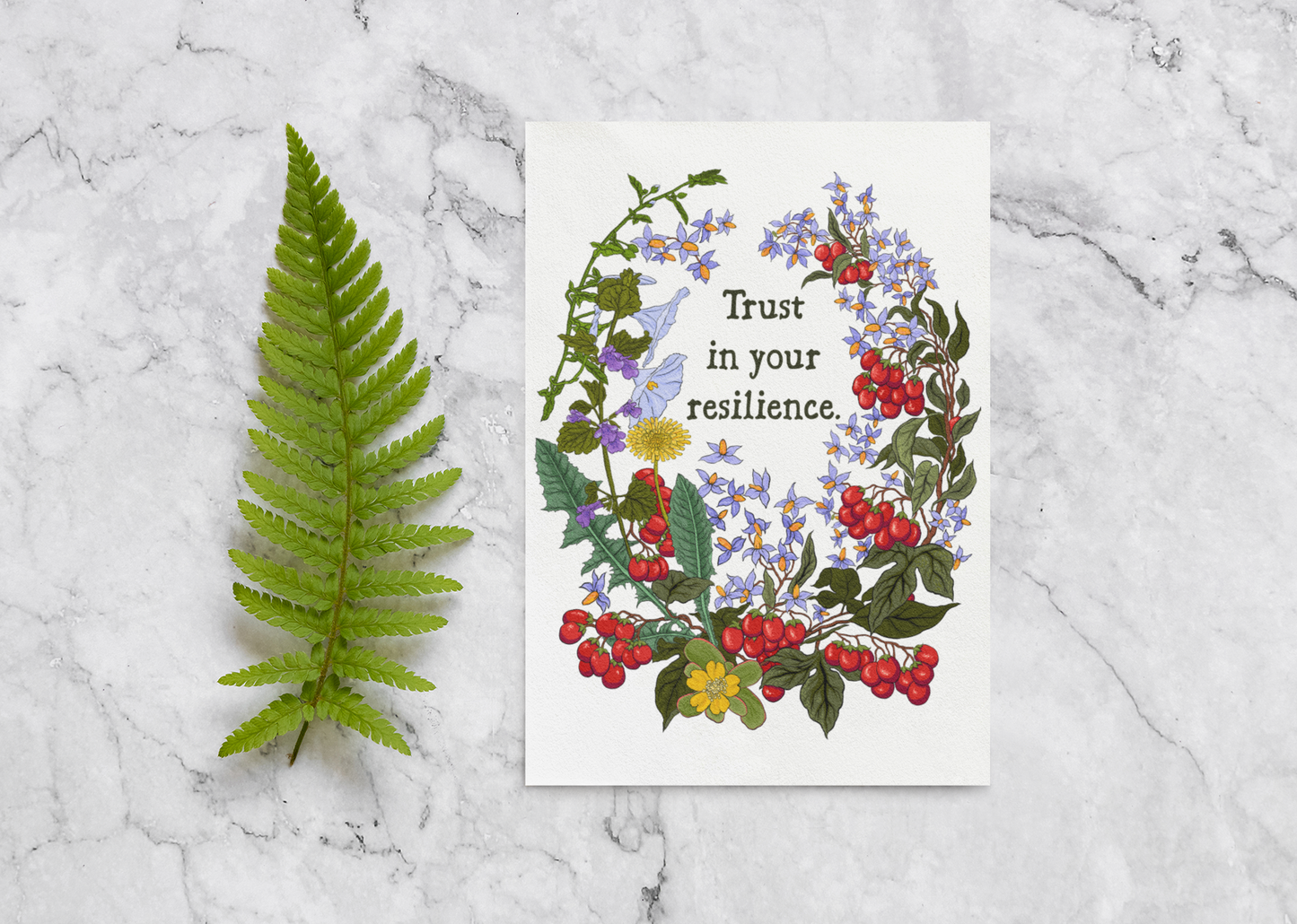 Trust In Your Resilience: Self Care Print