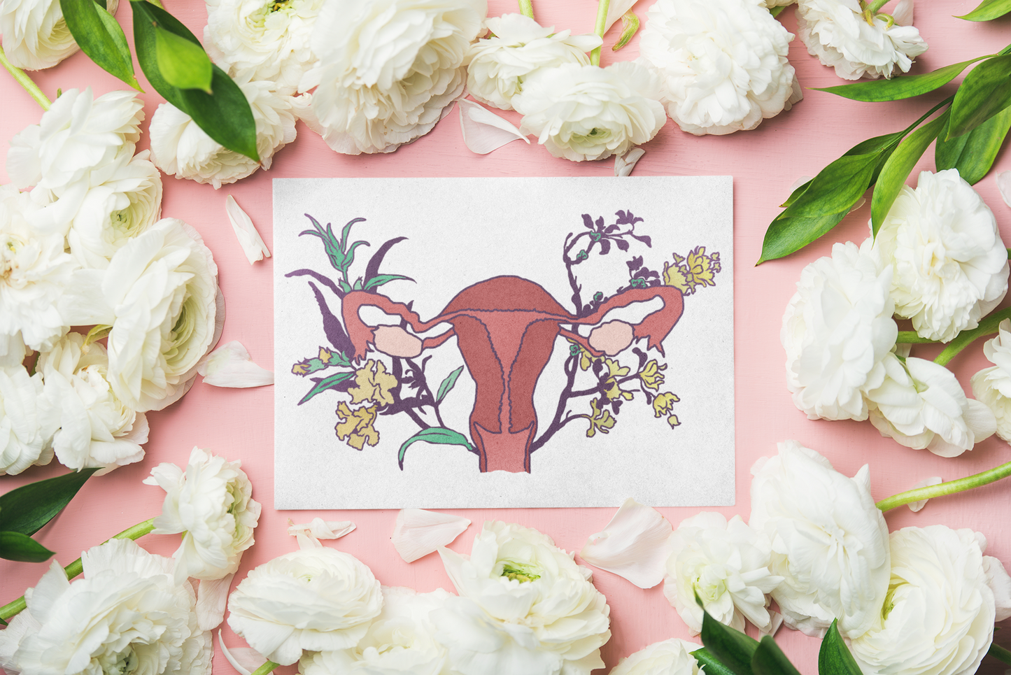 Floral Uterus: Feminist Print