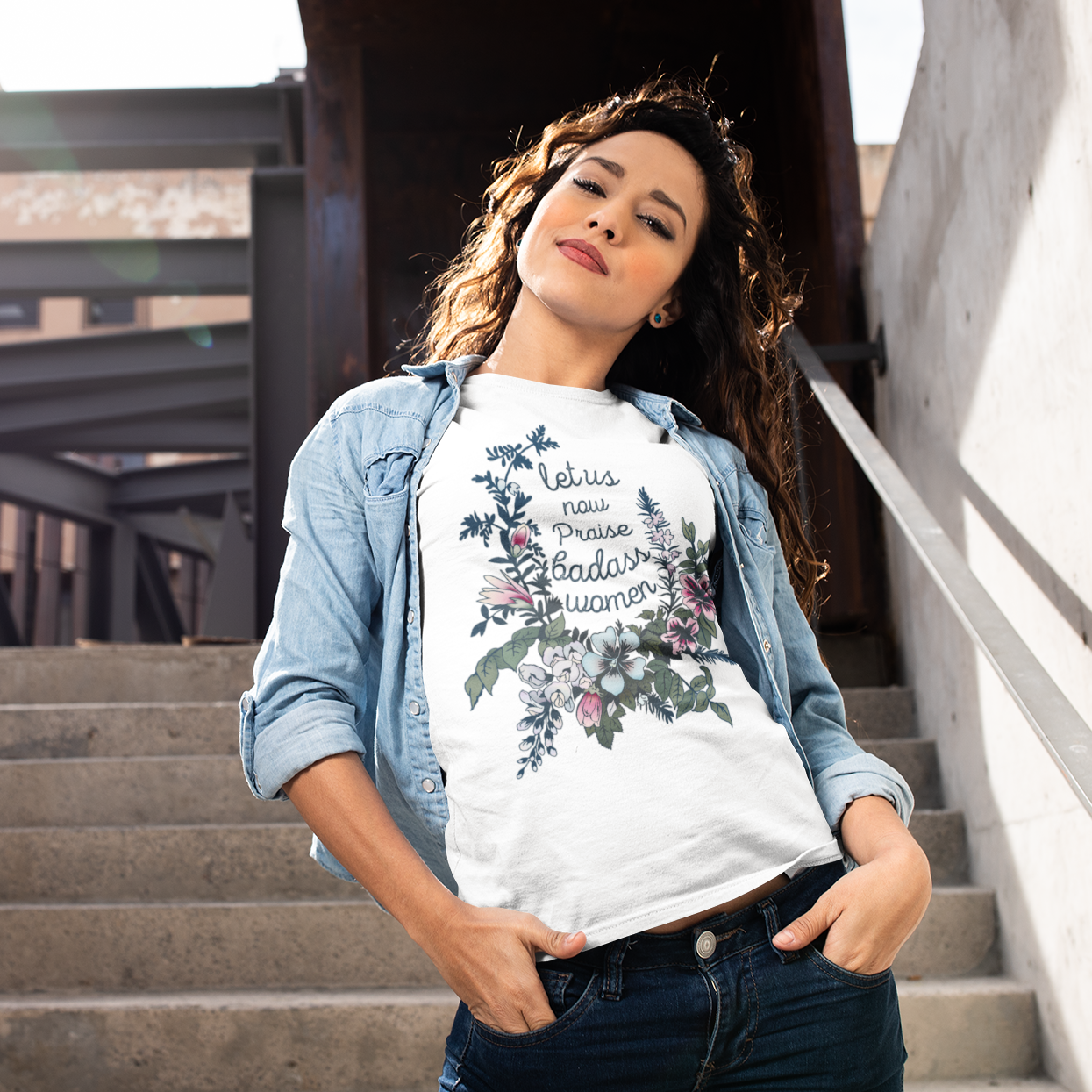 Let Us Now Praise Badass Women: Unisex Adult Shirt