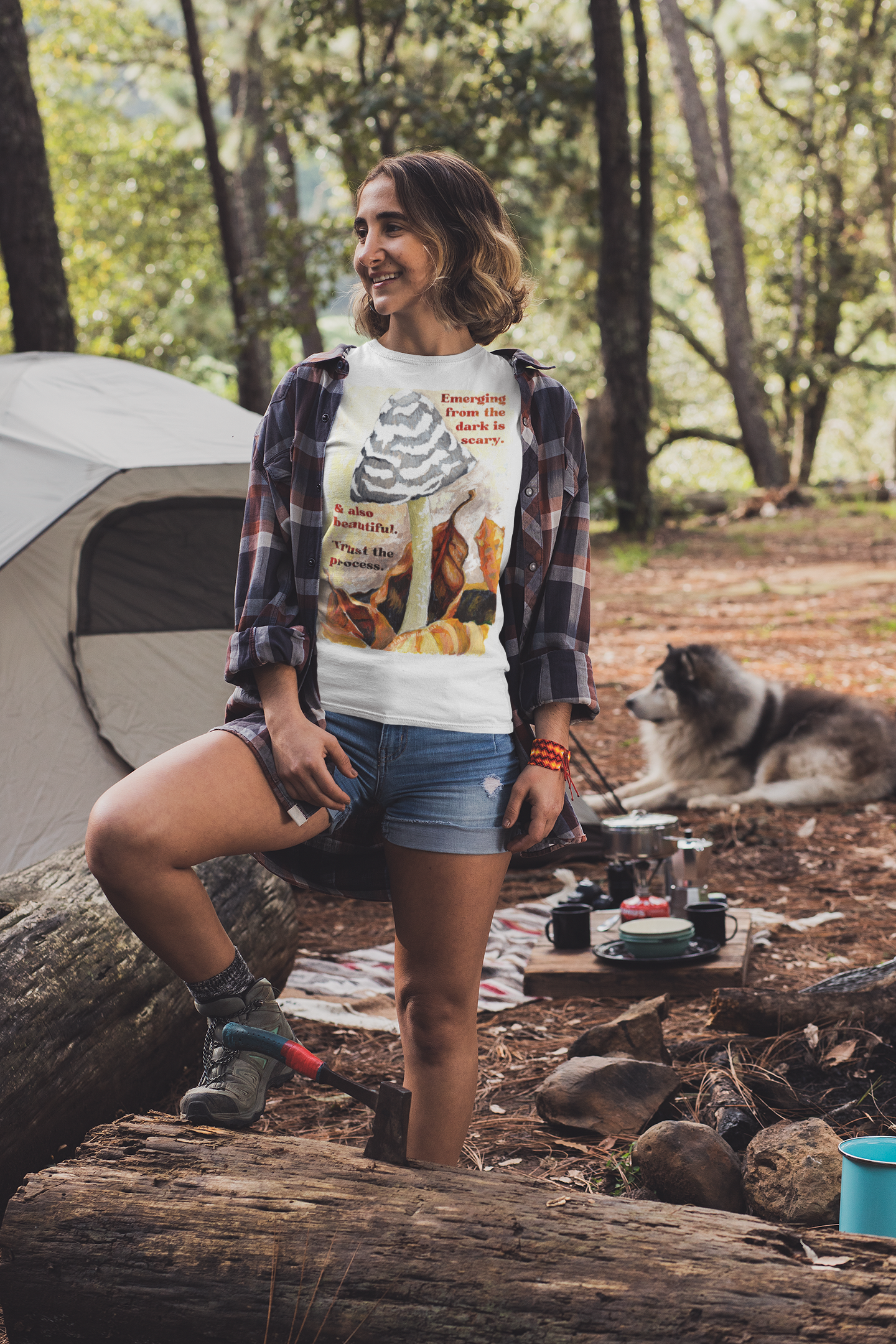 Emerging From the Dark is Scary and Beautiful: Self Care Shirt