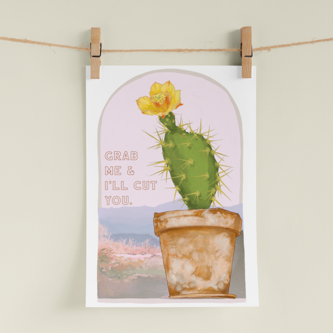 Grab Me And I'll Cut You: Feminist Print