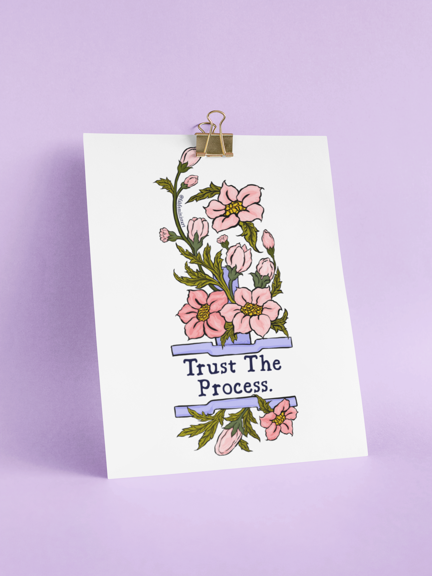 Trust The Process: Mental Health Print