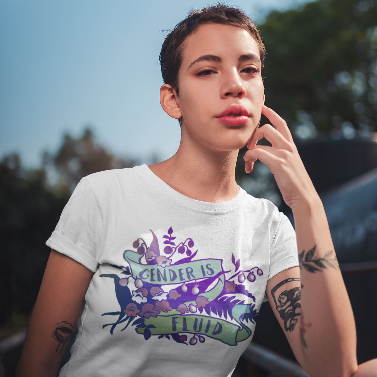 Gender Is Fluid: Unisex Adult Shirt