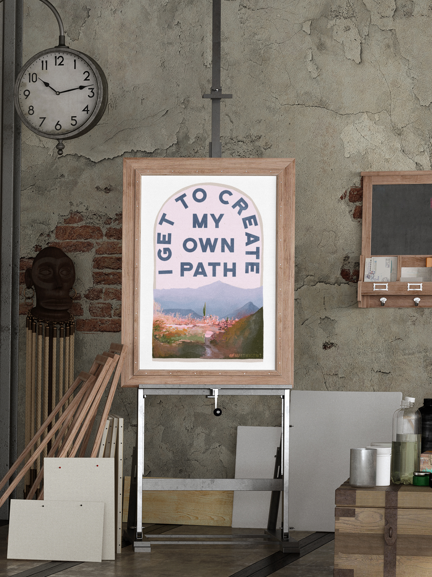 I Get To Create My Own Path: Self Care Print
