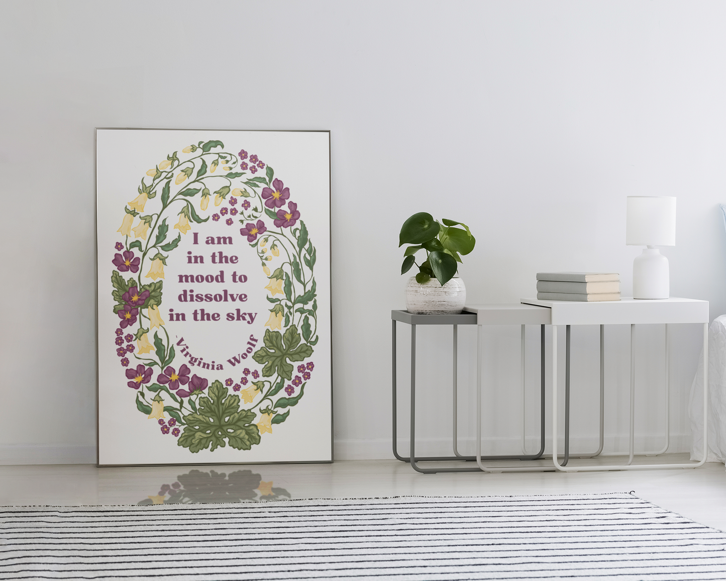 I Am In The Mood To Dissolve In The Sky, Virginia Woolf: Feminist Print
