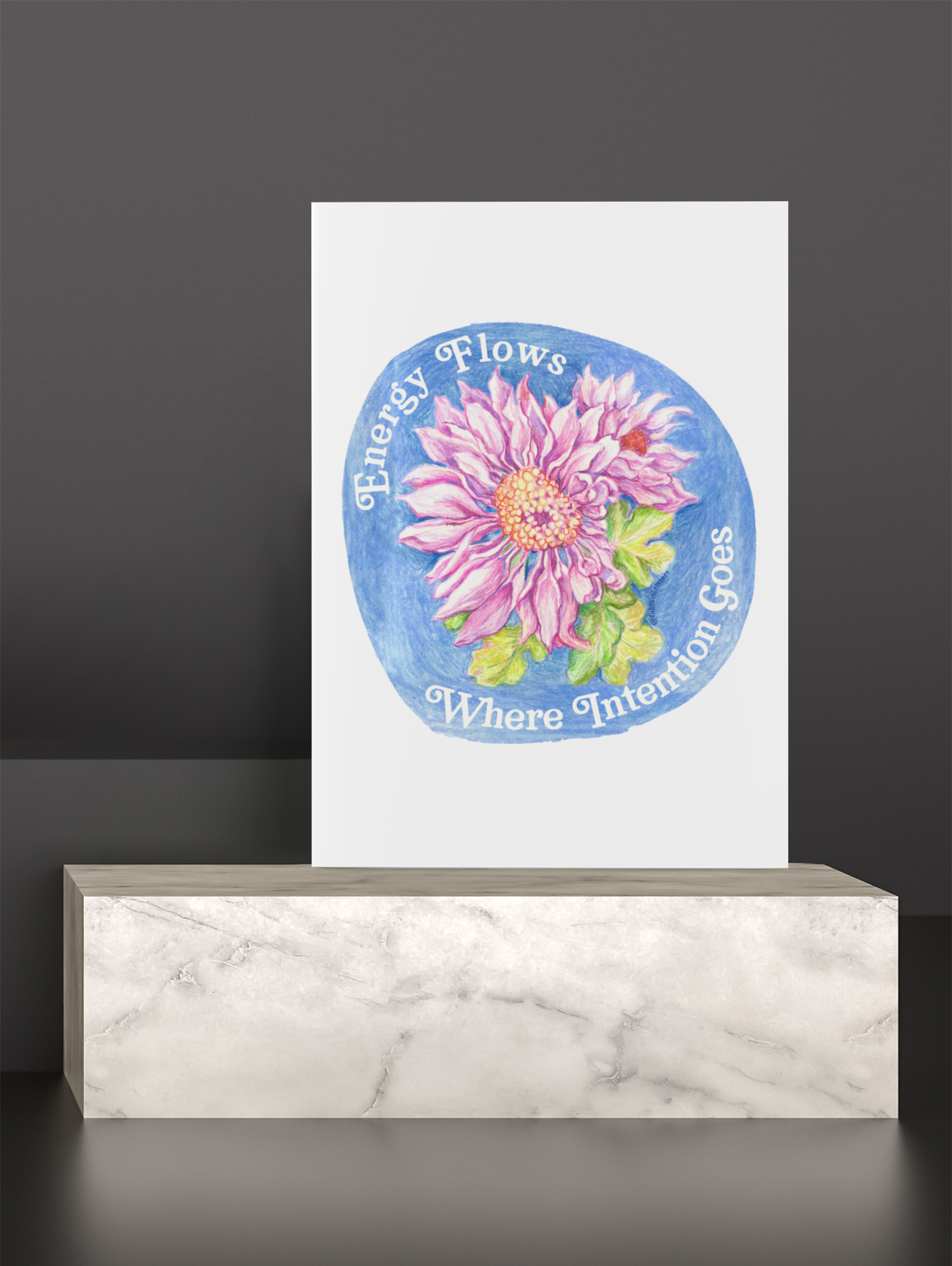 Energy Flows Where Intention Goes: Mental Health Print